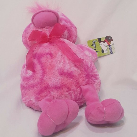 Pink Lucky   Duck Plush Stuffed Animal 13" Easter - Picture 10 of 11